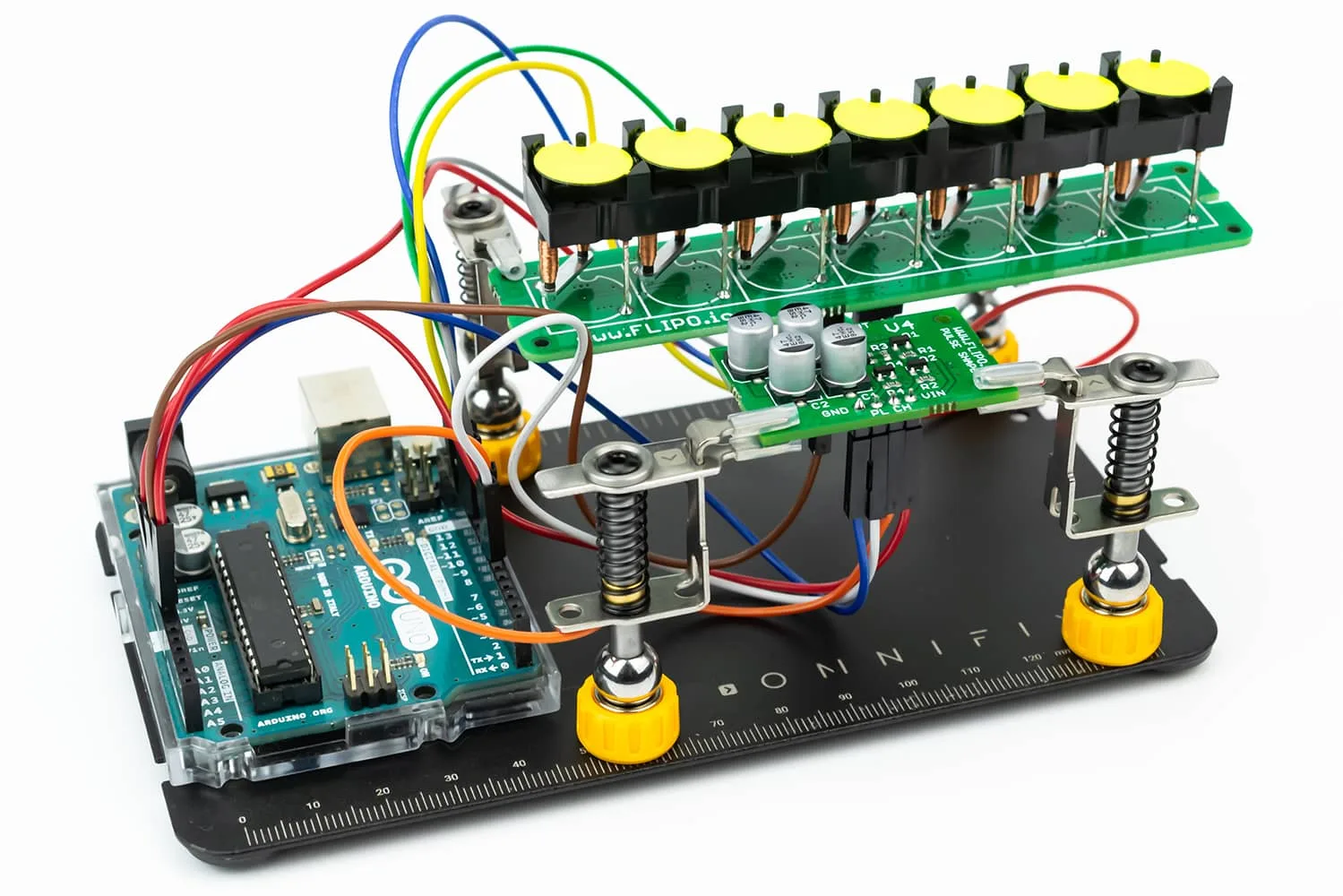 Flip-disc 1x7 Display