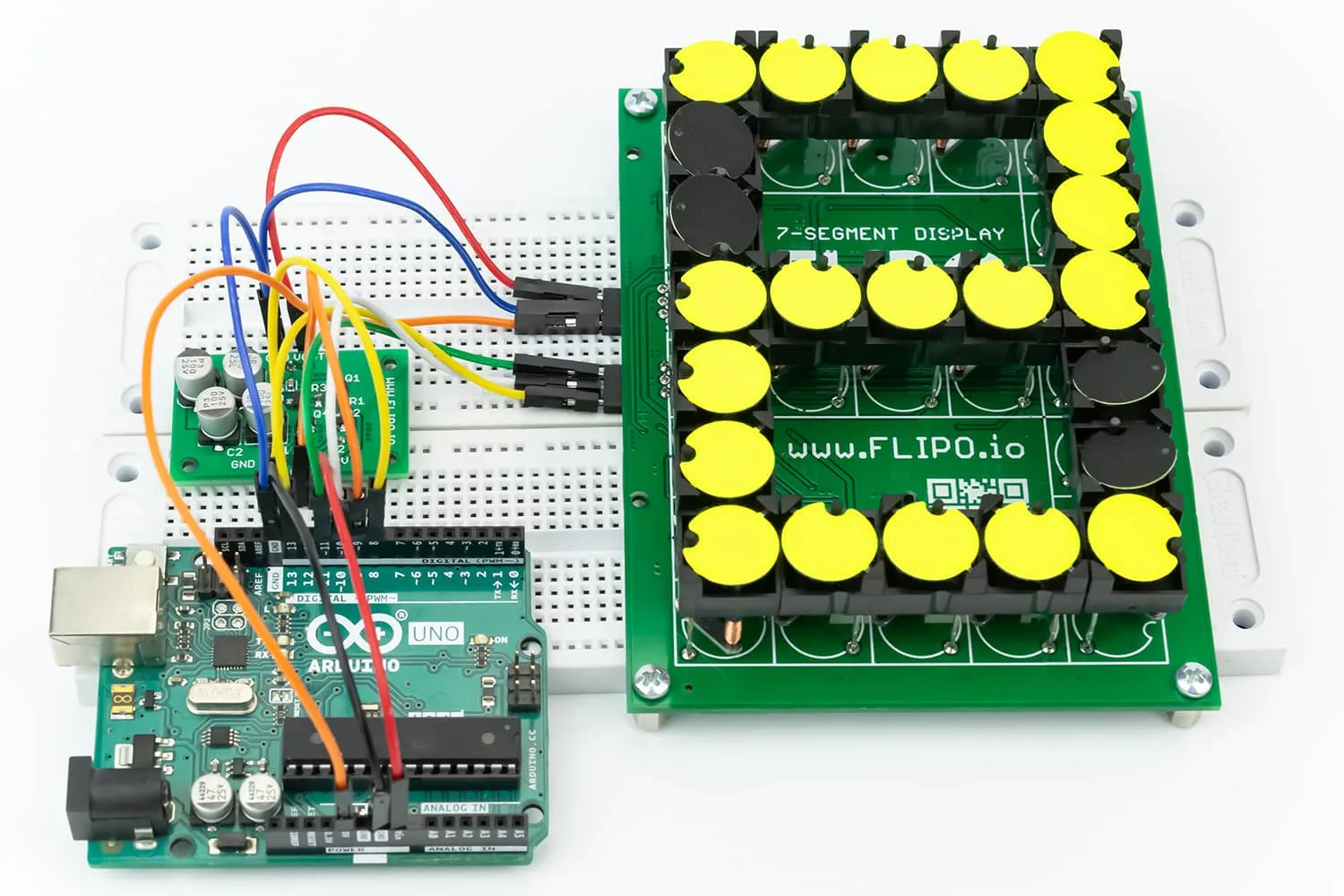 Flip-disc 7-Segment Display