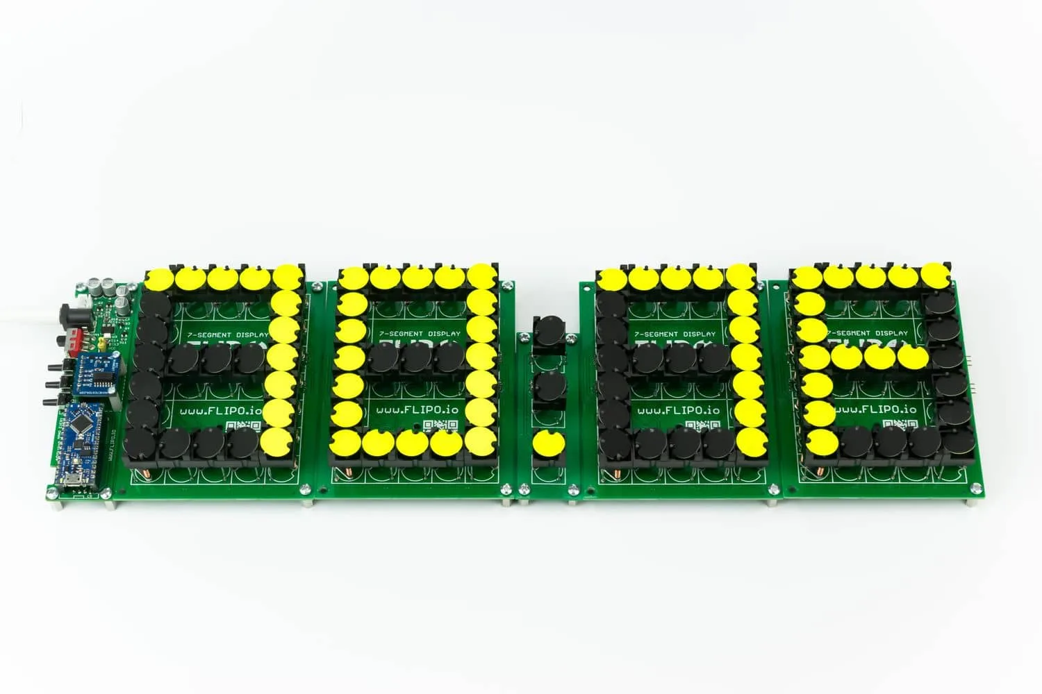 Flip-disc 7-Segment Display