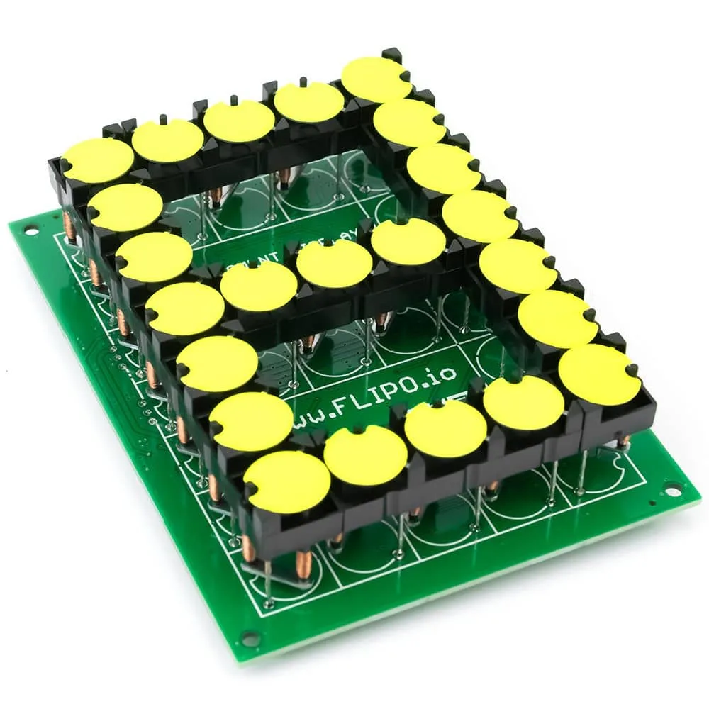 Flip-disc 7-Segment Display
