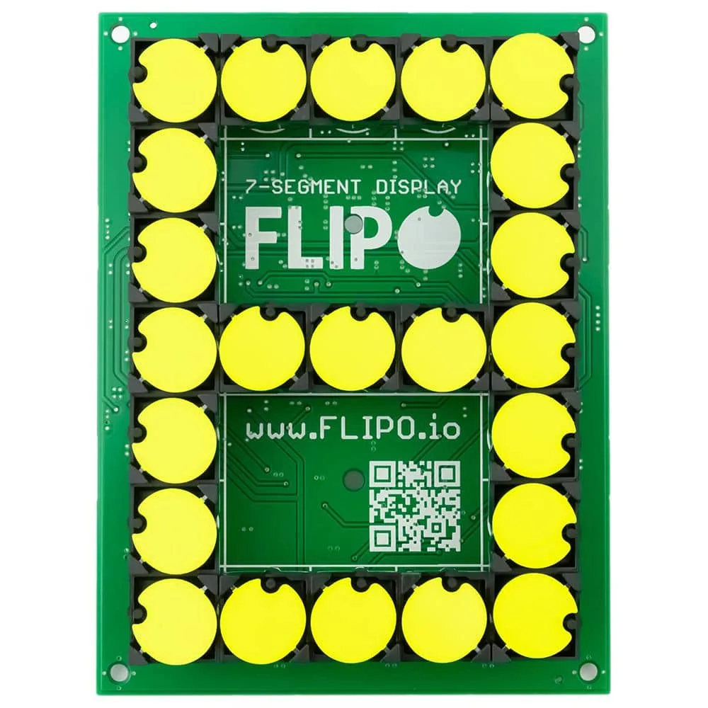 Flip-disc 7-Segment Display