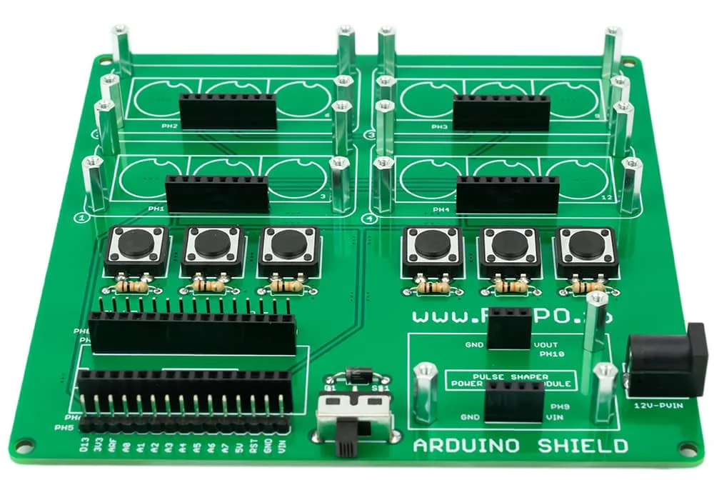 Arduino Shield 1x3 Flip-disc Display