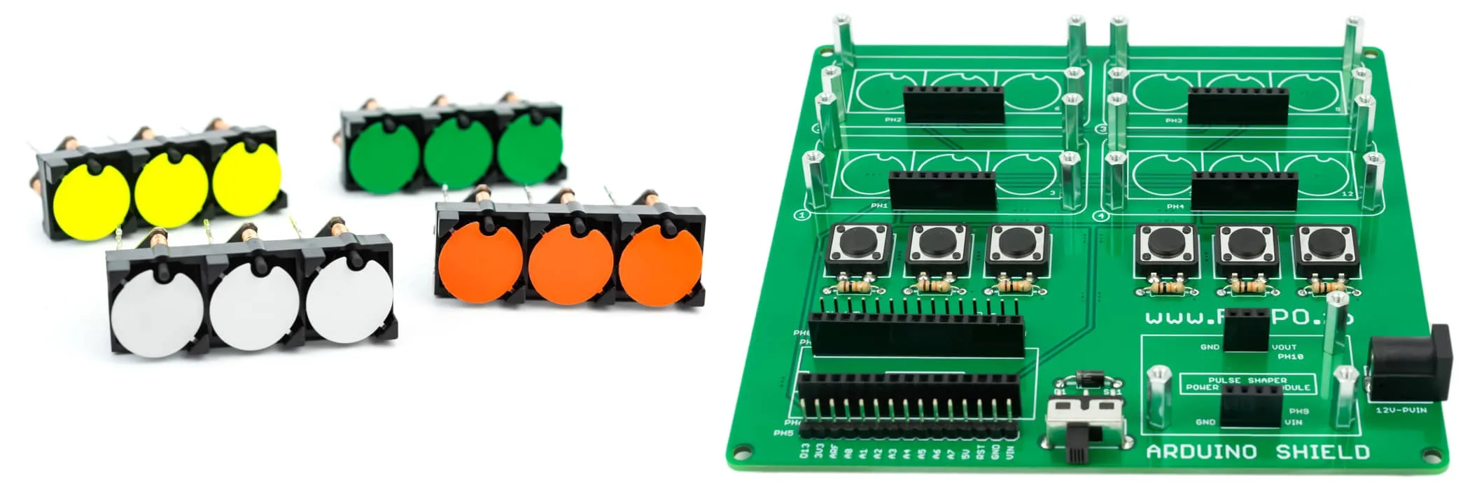 Arduino Shield 1x3 Flip-disc Display