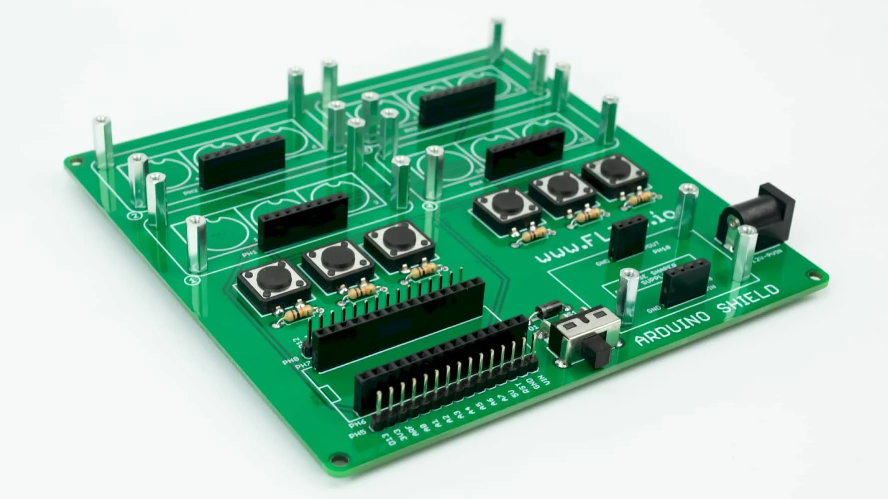 Arduino Shield 4x1x3 Flip-disc Display